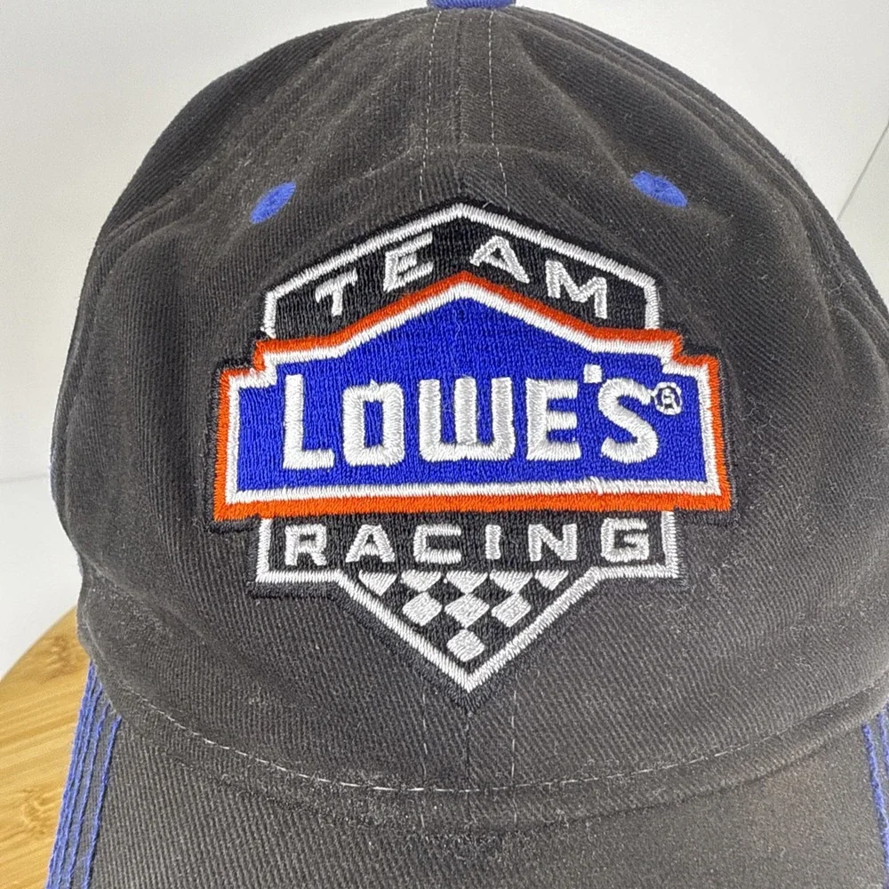 Jimmie Johnson #48 Nascar‎ Team Lowes Black Adjustable Hat